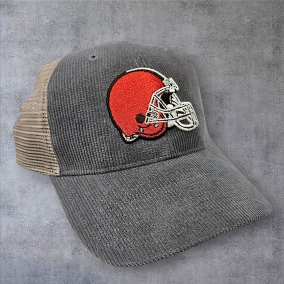 47 Brand Cleveland Browns‎ Corduroy Trucker Baseball Cap Hat Unisex Adult - Picture 1 of 11